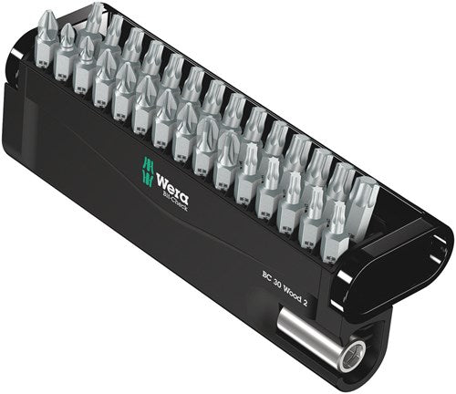 Afbeelding laden in galerijviewer, Wera bit-check 30 wood 2 bitset (30-delig)