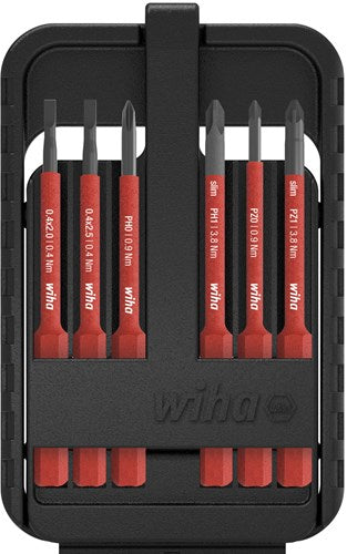 Afbeelding laden in galerijviewer, Wiha bitset slimbit electric 43160 (rood)