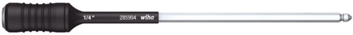 Afbeelding laden in galerijviewer, Wiha bithouder | 4 mm 1 4 inch c 6,3 + e 6,3 | snelwisselkop | lengte 162 mm | 1 stuk - 27526 - 27526
