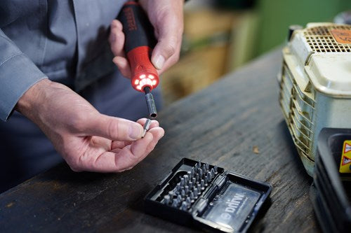 Afbeelding laden in galerijviewer, Wiha elektrische schroevendraaier speede pocketdrive | met bitset en tas - 45791