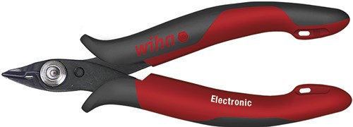 Afbeelding laden in galerijviewer, Wiha zijkniptang electronic smalle, spitse kop en draadklemveer zonder facet | 126mm 5 - 26813 - 26813