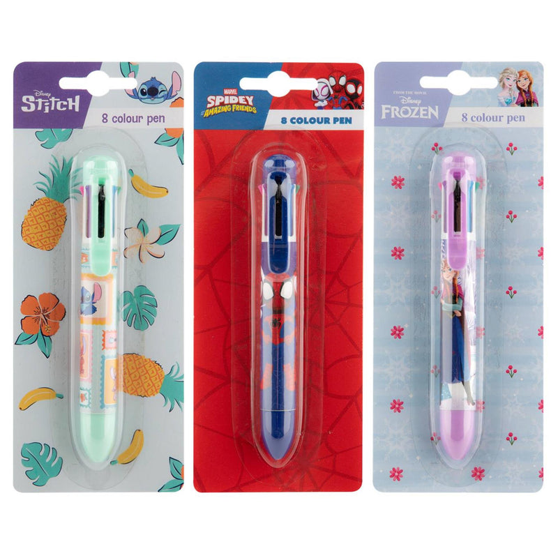 Afbeelding laden in galerijviewer, Disney spidey stitch frozen 8-kleurenpen 3 assorti