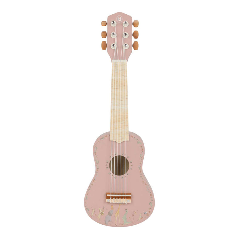 Afbeelding laden in galerijviewer, Little dutch safari friends houten gitaar pink fsc