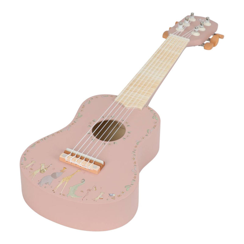 Afbeelding laden in galerijviewer, Little dutch safari friends houten gitaar pink fsc