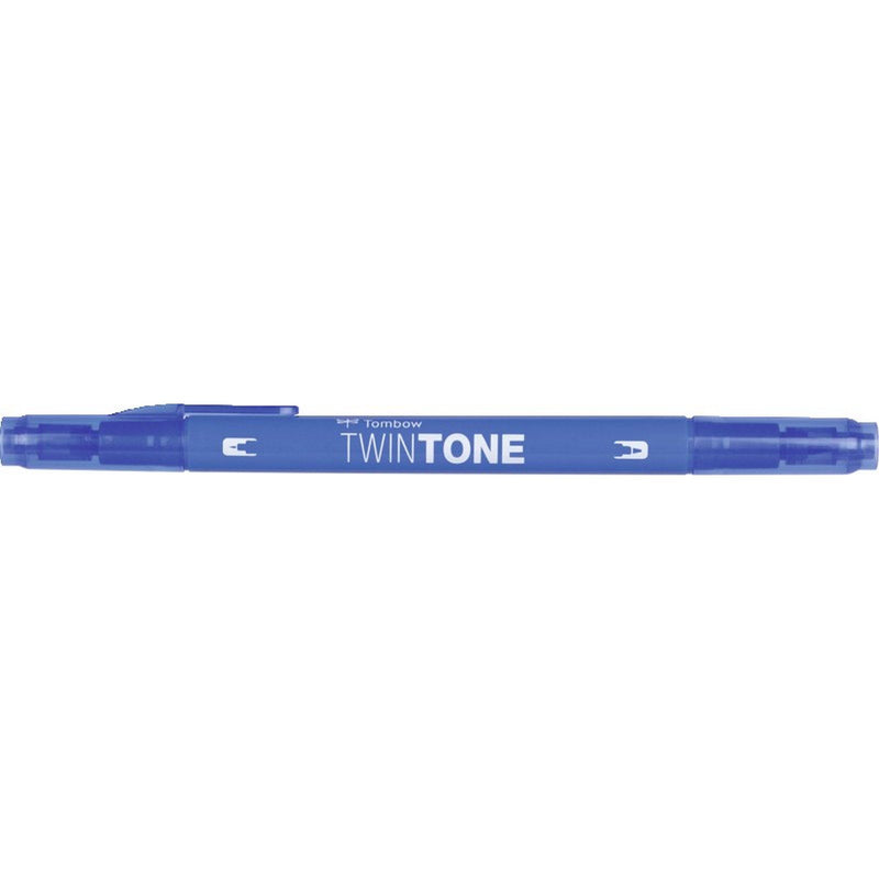 Afbeelding laden in galerijviewer, Tombow • twintone dual-tip brushpen blue
