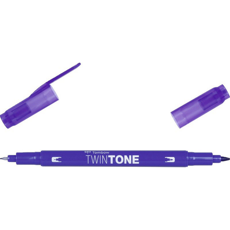 Afbeelding laden in galerijviewer, Tombow • twintone dual-tip brushpen prussian blue