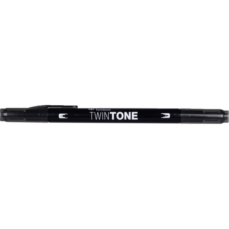 Afbeelding laden in galerijviewer, Tombow • twintone dual-tip brushpen black