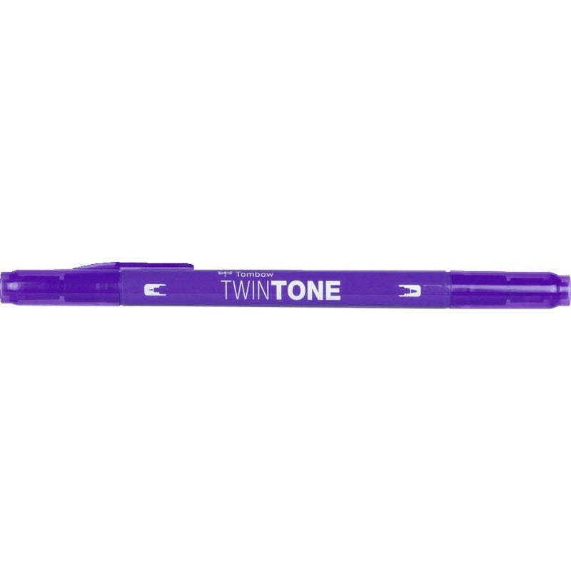 Afbeelding laden in galerijviewer, Tombow • twintone dual-tip brushpen grape