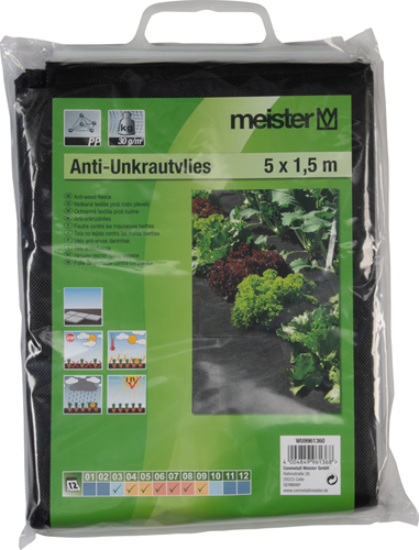 Afbeelding laden in galerijviewer, Meister anti-onkruidvlies 5x1.5m - wu9961360
