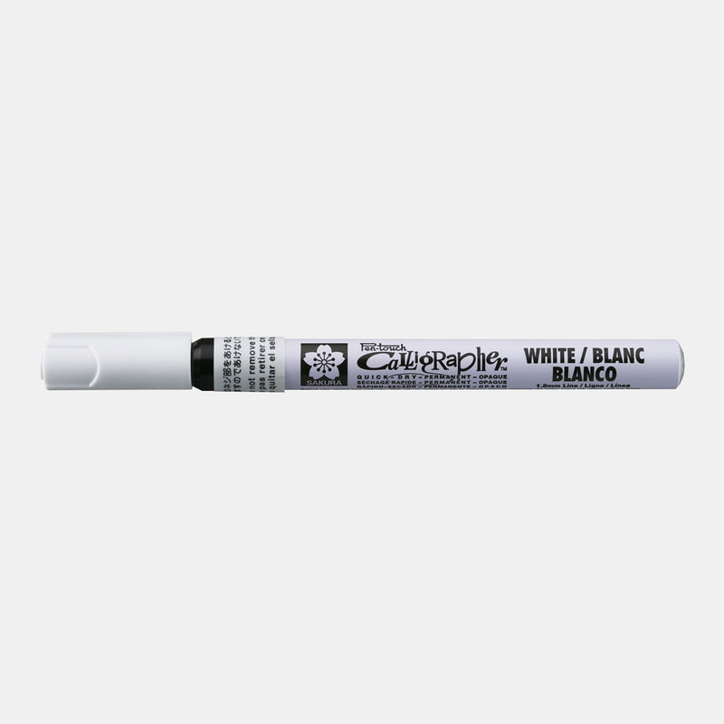 Afbeelding laden in galerijviewer, Sakura • pen-touch kalligrafie pen fijn wit