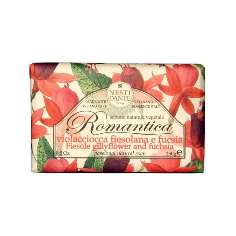 Afbeelding laden in galerijviewer, Nesti dante romantica fiesole gillyflower fucsia zeep 250gr.