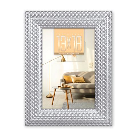 Afbeelding laden in galerijviewer, Zep fotolijst be768s rivabella silver 15x20 cm