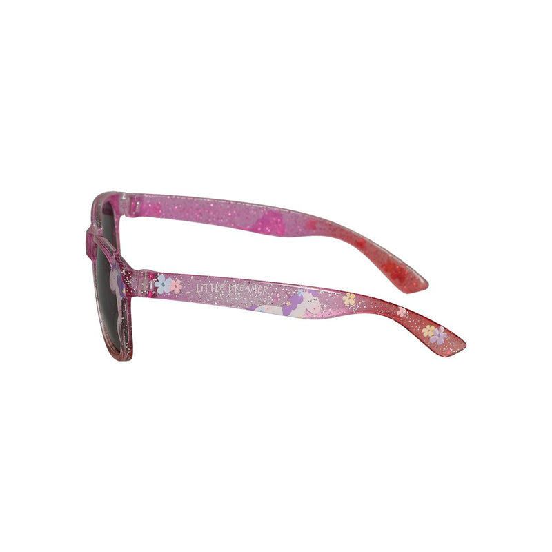 Afbeelding laden in galerijviewer, Spectrum zonnebril unicorn roze glitter kids