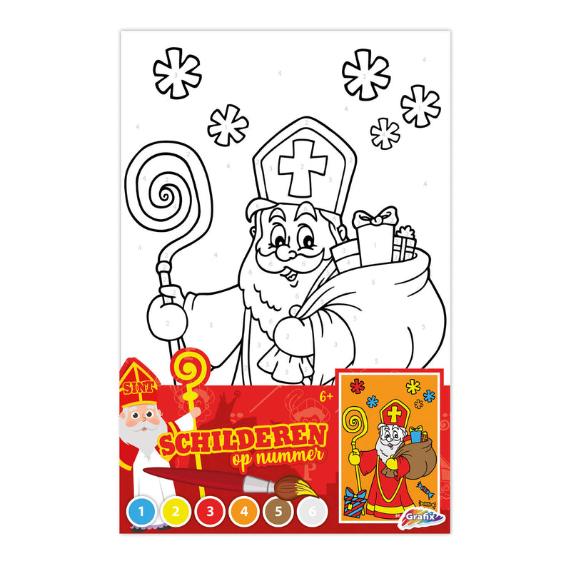Afbeelding laden in galerijviewer, Creative Craft Group Schilderen op Nummer Sinterklaas
