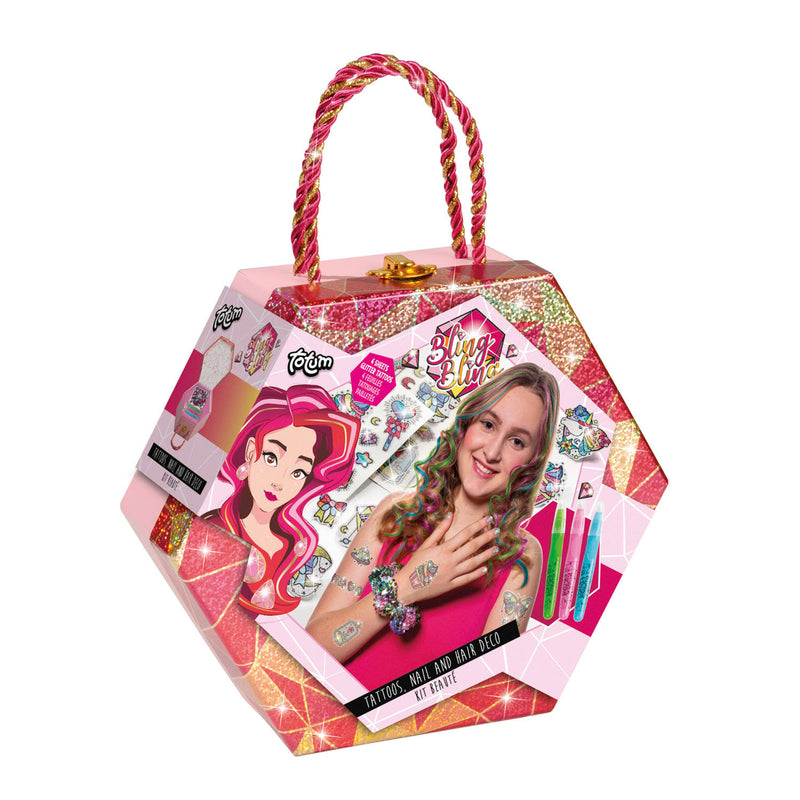 Afbeelding laden in galerijviewer, Totum Bling Bling Haarkrijt en Glitter Tattoo's