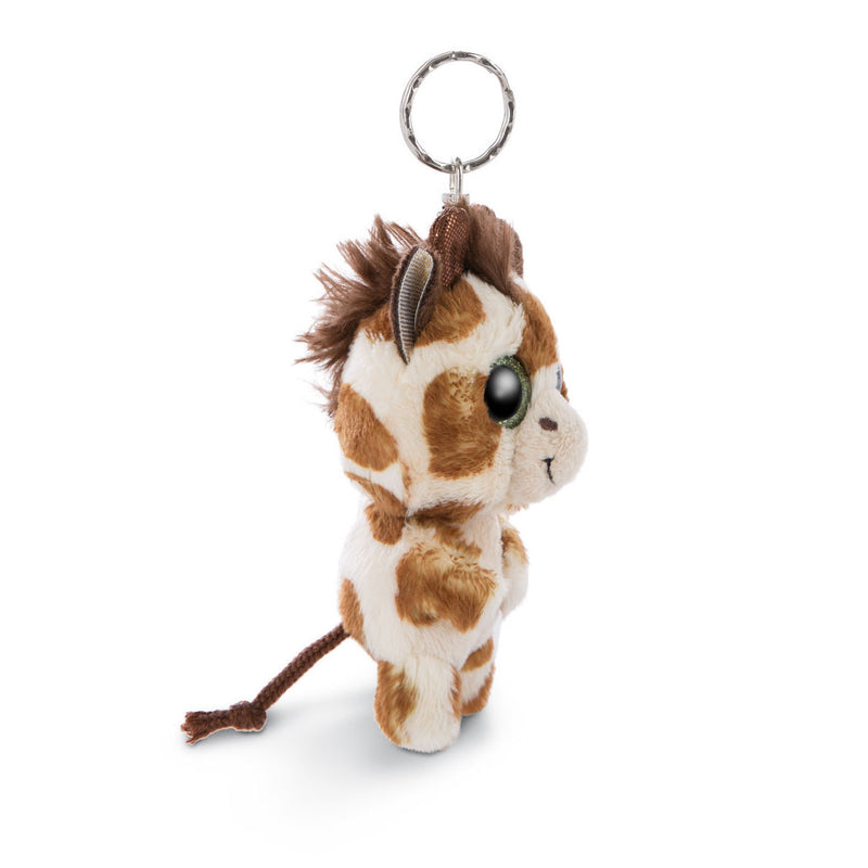 Afbeelding laden in galerijviewer, Nici Glubschis Pluchen Sleutelhanger Giraffe Halla, 9cm