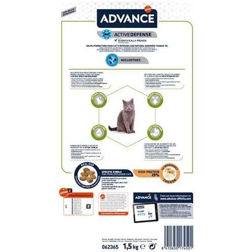 Afbeelding laden in galerijviewer, Advance Cat junior sterilized chicken