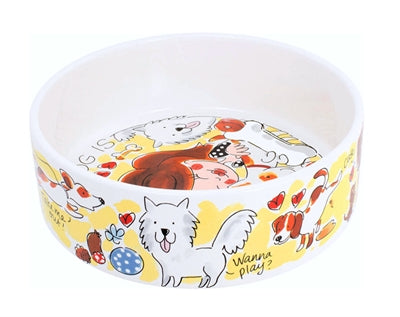 Afbeelding laden in galerijviewer, Blond amsterdam Voerbak hond home is where my dog is