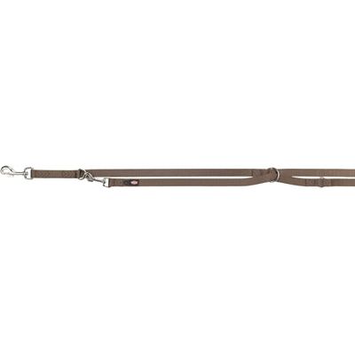 Afbeelding laden in galerijviewer, Trixie Hondenriem verstelbaar premium bruin