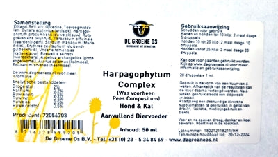 Afbeelding laden in galerijviewer, De groene os Harpagophytum complex hond kat