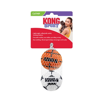 Afbeelding laden in galerijviewer, Kong Cat sport balls met catnip assorti