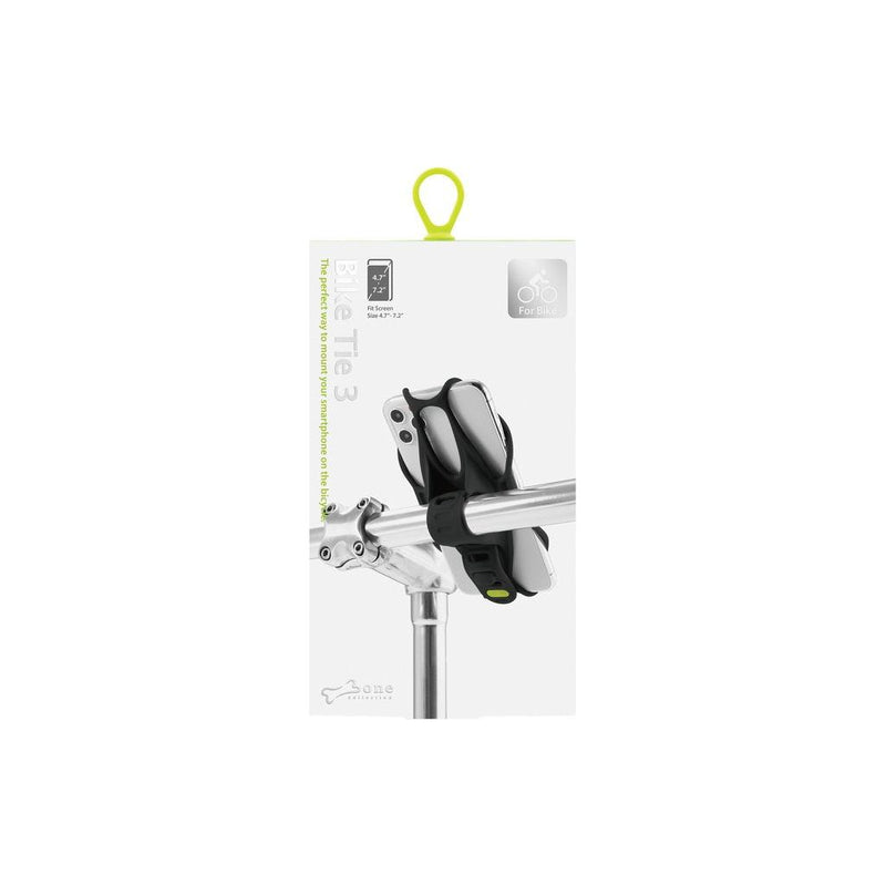 Afbeelding laden in galerijviewer, Bone collection Telefoonhouder Bone Bike Tie 3 voor stuurbevestiging zwart