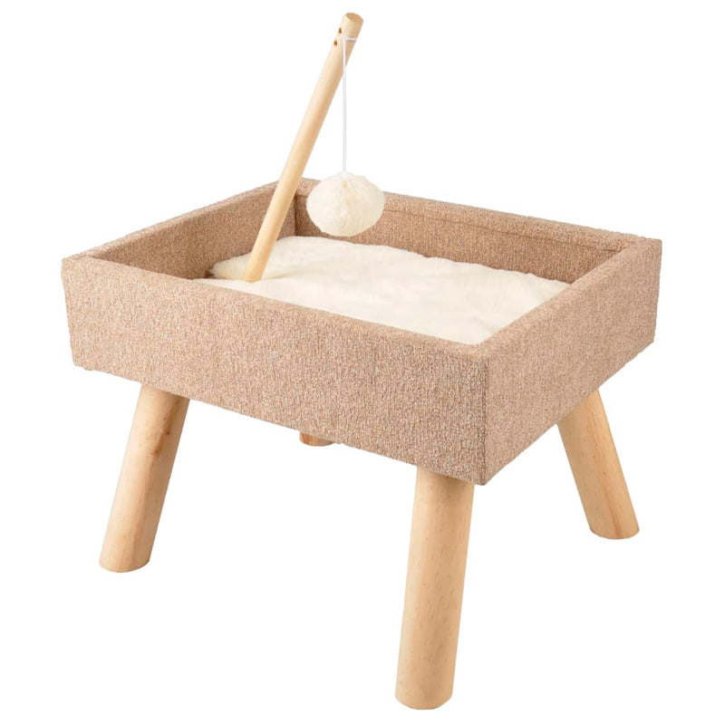 Afbeelding laden in galerijviewer, FLAMINGO FLAMINGO Kattenbed Scandi 43,5x40x54,5 cm beige 560553