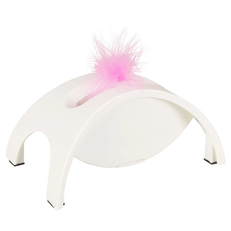 Afbeelding laden in galerijviewer, FLAMINGO FLAMINGO Kattenrolspeelgoed Crazy Bridge 19x12x9 cm wit