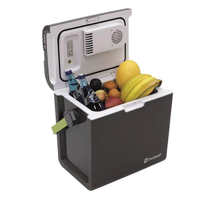 Afbeelding laden in galerijviewer, Outwell ECOcool koelbox 12V 230V grijs