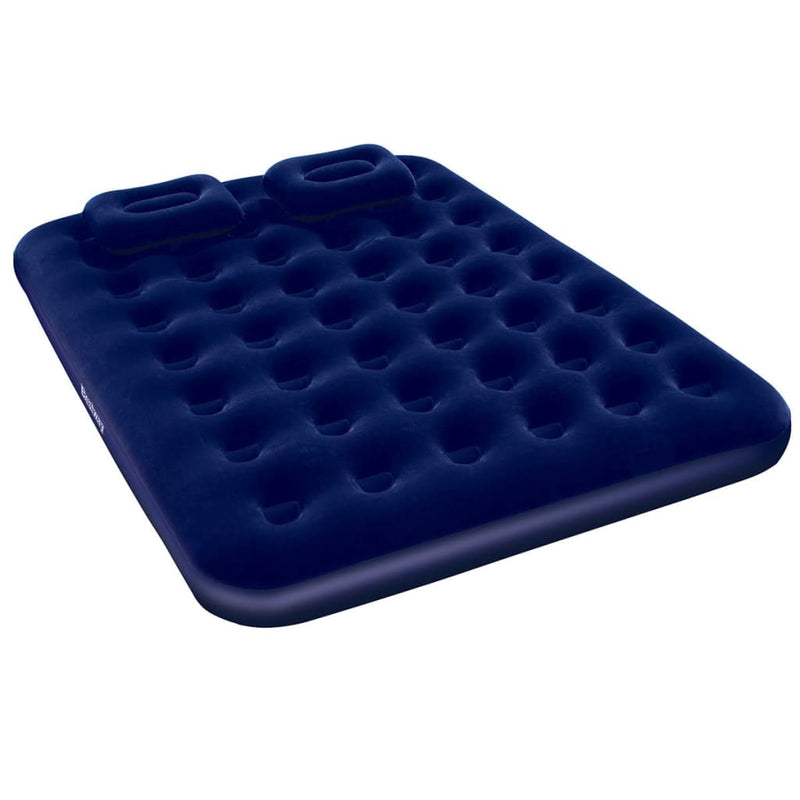 Afbeelding laden in galerijviewer, Bestway Luchtbed opblaasbaar met kussen en pomp 203x152x22 cm 67374
