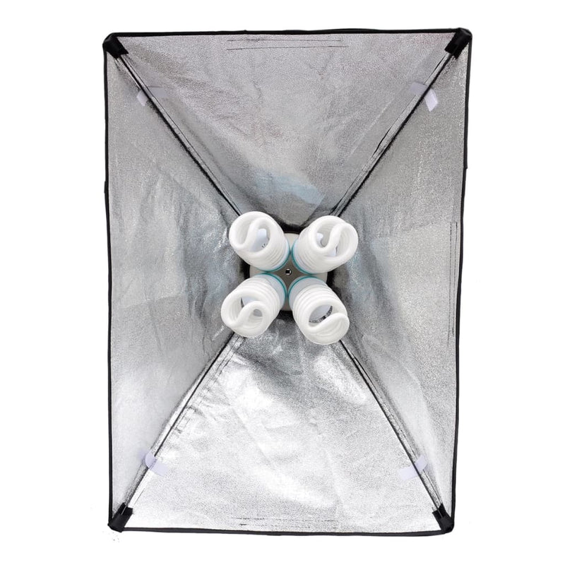 Afbeelding laden in galerijviewer, VidaXL Lampstatief 2 st met softbox
