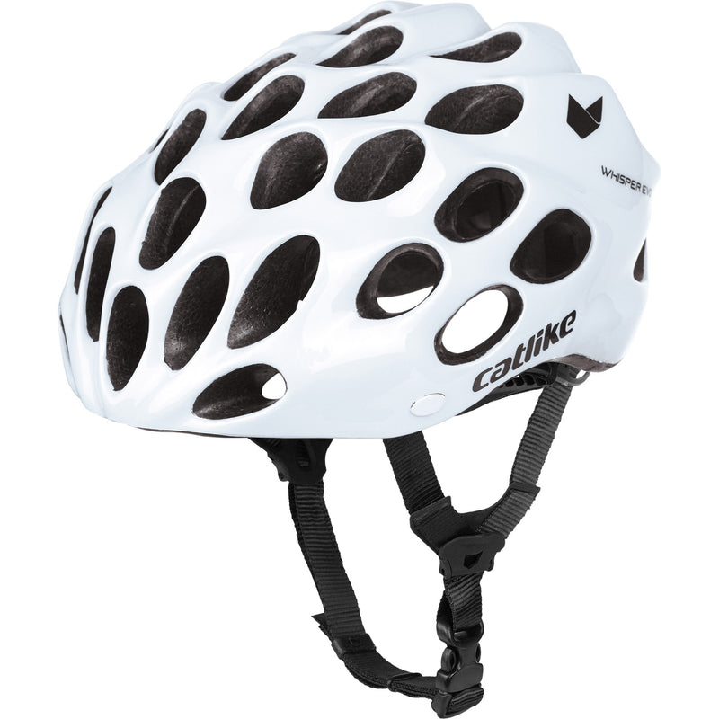 Afbeelding laden in galerijviewer, Buzaglo catlike racehelm whisper evo maat l 58-61cm wit