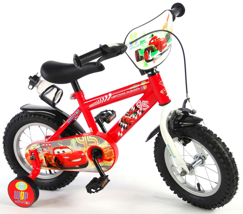 Afbeelding laden in galerijviewer, Disney Disney Kinderfiets Jongens 12 inch Rood