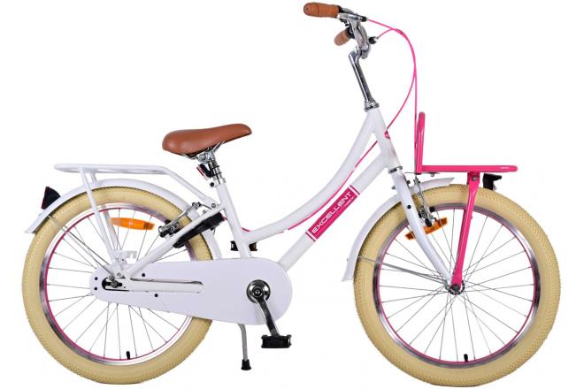Afbeelding laden in galerijviewer, Volare Volare Kinderfiets Meisjes 20 inch Wit Twee handremmen