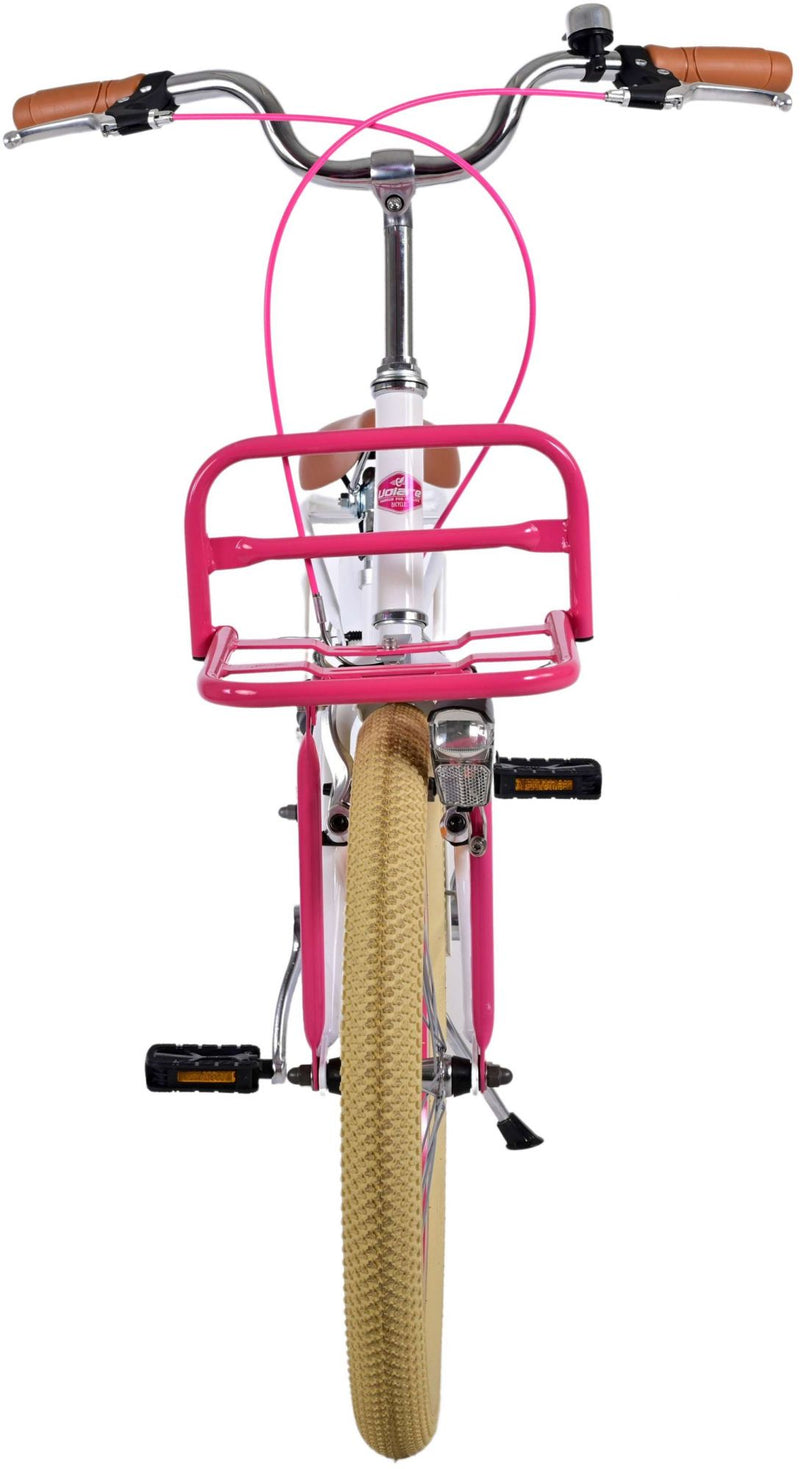 Afbeelding laden in galerijviewer, Volare Volare Kinderfiets Meisjes 20 inch Wit Twee handremmen