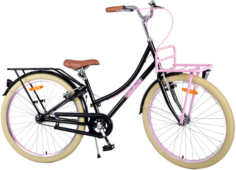 Afbeelding laden in galerijviewer, Volare Volare Kinderfiets Meisjes 26 inch Zwart Twee handremmen