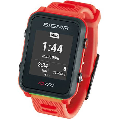 Afbeelding laden in galerijviewer, Sigma Id.tri neon rood basic zs harts gps acti ant+ ble + sensorset