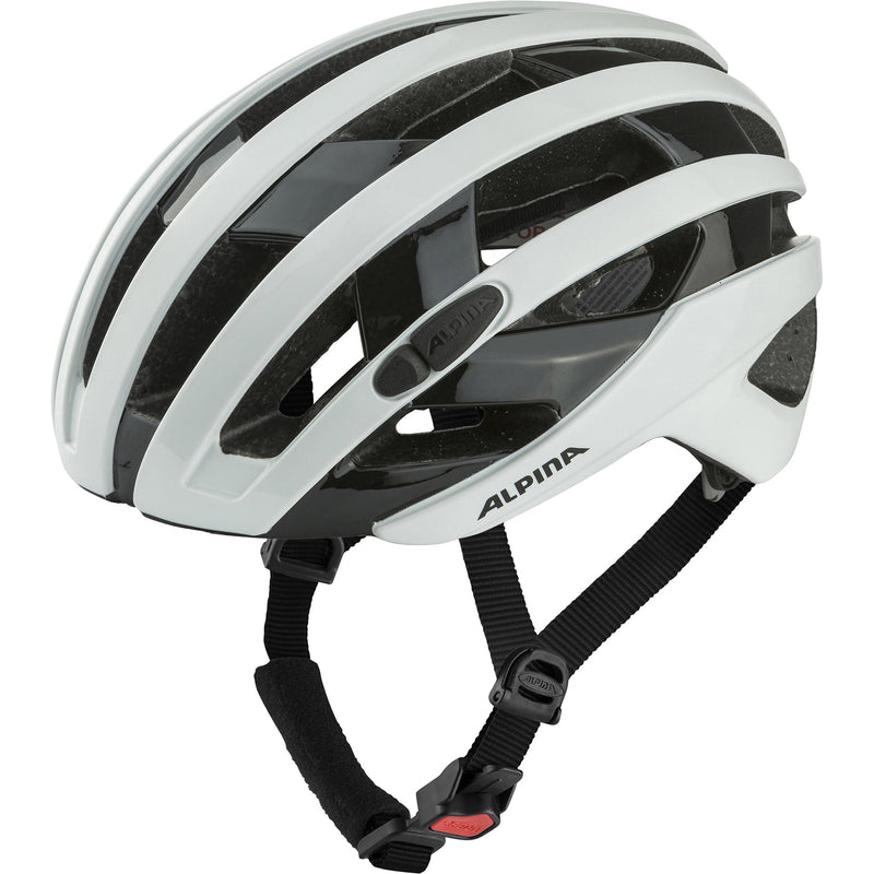 Afbeelding laden in galerijviewer, Alpina sports racehelm ravel 51-56 glans wit