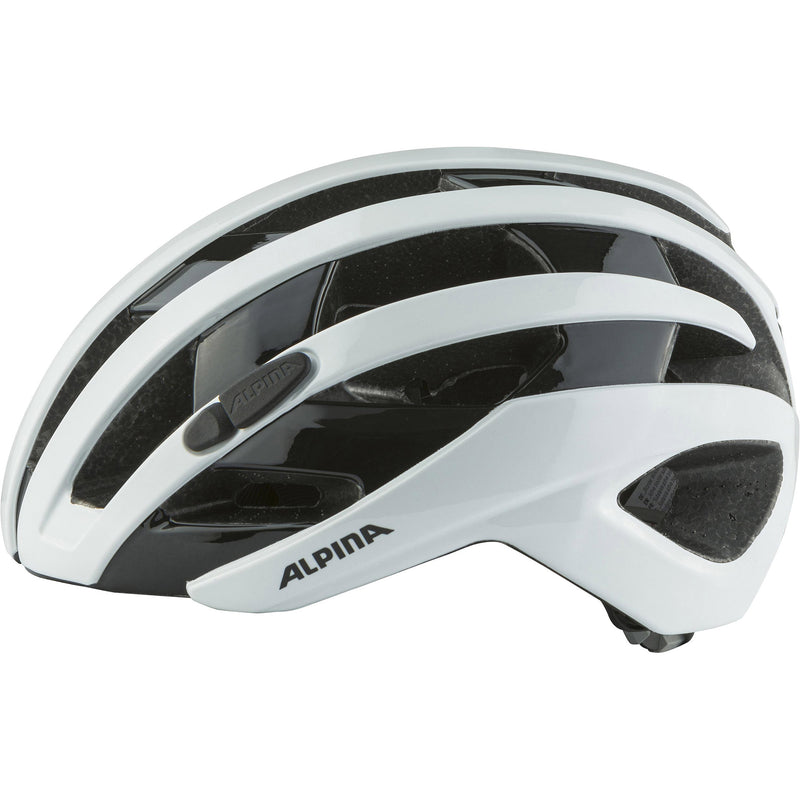 Afbeelding laden in galerijviewer, Alpina sports racehelm ravel 51-56 glans wit