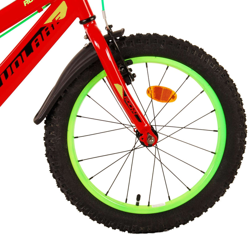 Afbeelding laden in galerijviewer, Volare Rocky Kinderfiets Jongens 18 inch Rood Twee handremmen