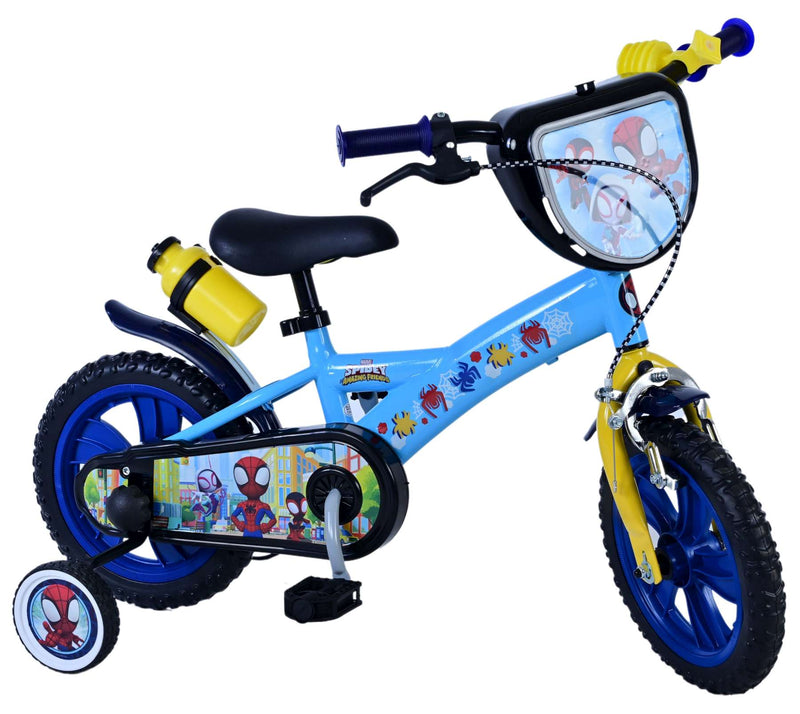 Afbeelding laden in galerijviewer, Spidey and his amazing friends Spidey Kinderfiets Jongens 12 inch Blauw