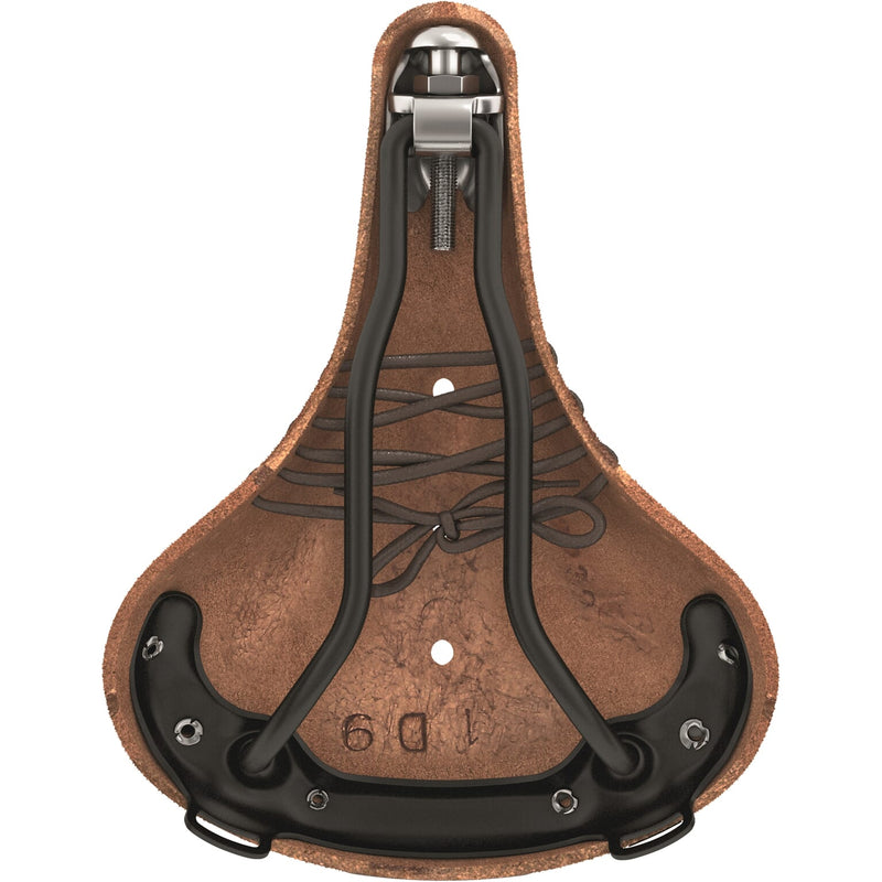 Afbeelding laden in galerijviewer, Brooks Zadel B17S Softenet short dark tan