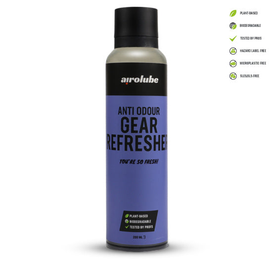 Afbeelding laden in galerijviewer, Airolube Kleding sportuitrusting verfrisser 200 ml blauw zwart