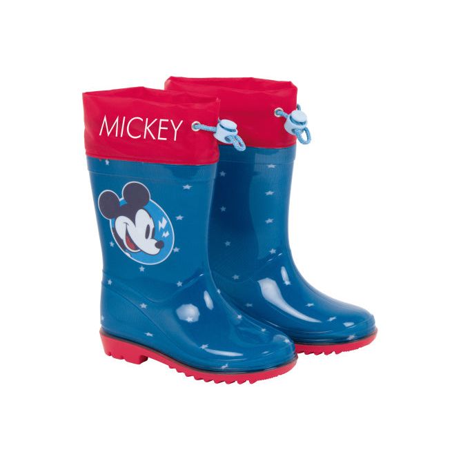 Afbeelding laden in galerijviewer, Arditex Regenlaarzen Mickey junior PVC donkerblauw rood maat 30