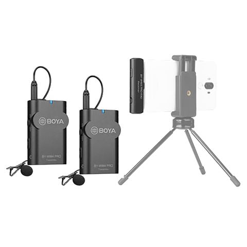 Afbeelding laden in galerijviewer, Boya 2.4 GHz Duo Lavalier Microfoon Draadloos BY-WM4 Pro-K6 voor Android