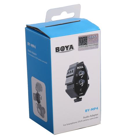 Afbeelding laden in galerijviewer, Boya Audio Adapter BY-MP4 voor Smartphone, DSLR, Camcorders en PC