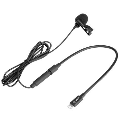 Afbeelding laden in galerijviewer, Boya Clip-on Lavalier Microfoon BY-M2 voor iOS