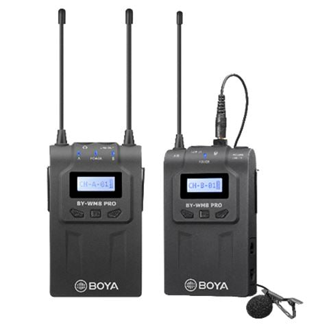 Afbeelding laden in galerijviewer, Boya UHF Duo Lavalier Microfoon Draadloos BY-WM8 Pro-K1