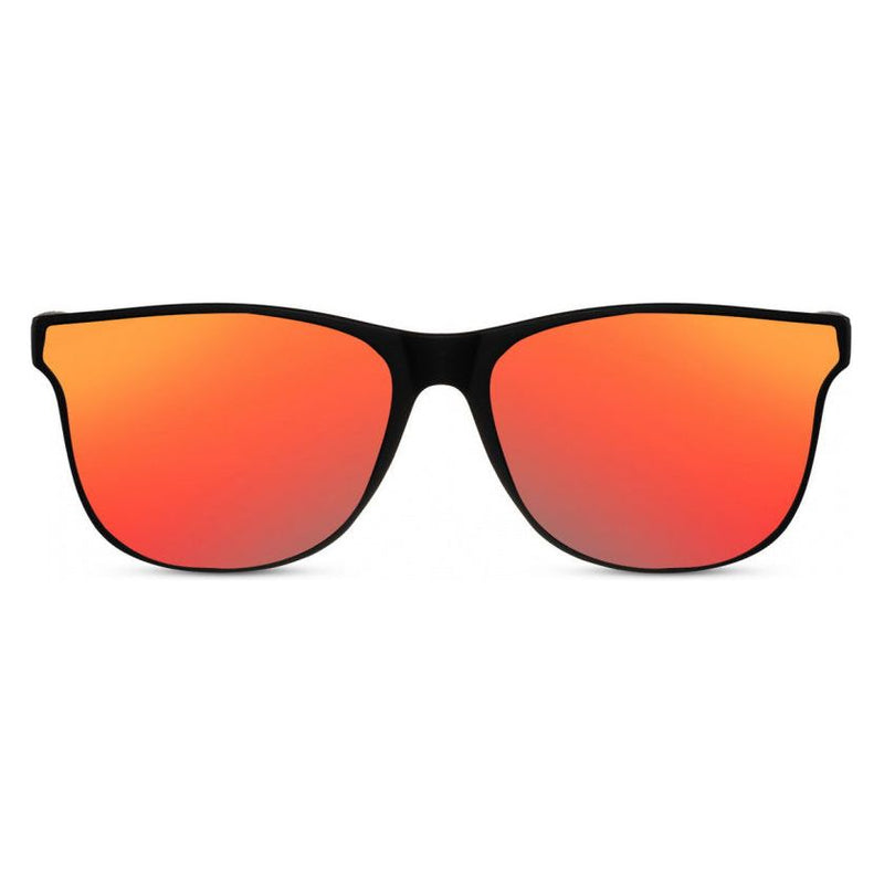 Afbeelding laden in galerijviewer, Cwi Zonnebril unisex volledig omrand cat. 3 zwart rood