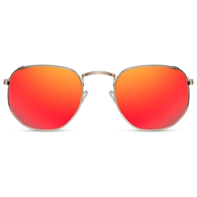 Afbeelding laden in galerijviewer, zonnebril unisex goud rood (CWI2413)